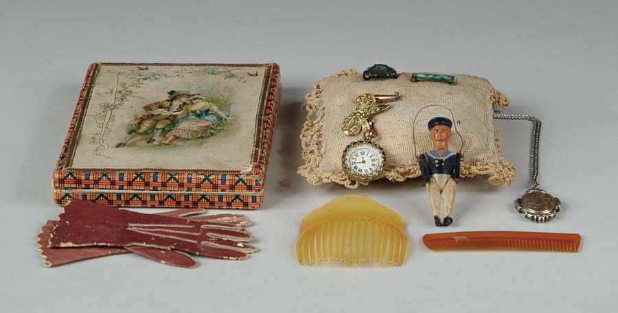 Appraisal: FINE ASSORTMENT OF FRENCH BEBE ACCESSORIES Included with this grouping