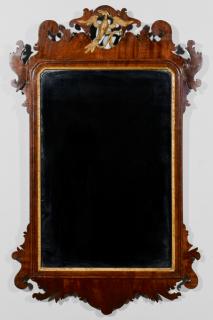 Appraisal: th Century Chippendale Mirror George III mahogany and parcel gilt