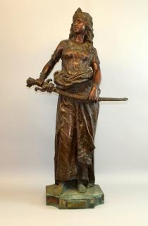 Appraisal: Charles Octave Levy Salome patinated bronze signed on the base