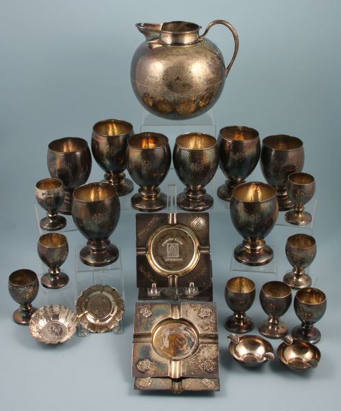 Appraisal: Group of South American silver to include one pitcher with