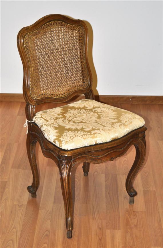 Appraisal: CHAIR A LA REINE Louis XV France th century Shaped