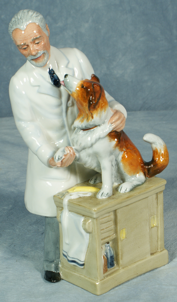 Appraisal: Royal Doulton figurine HN Thanks Doc no damage tall Estimate