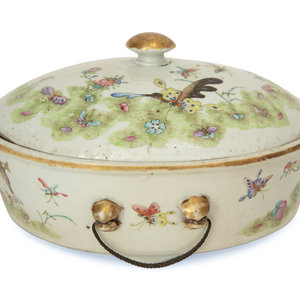 Appraisal: A Chinese Export Porcelain Covered Tureen th Century Height x