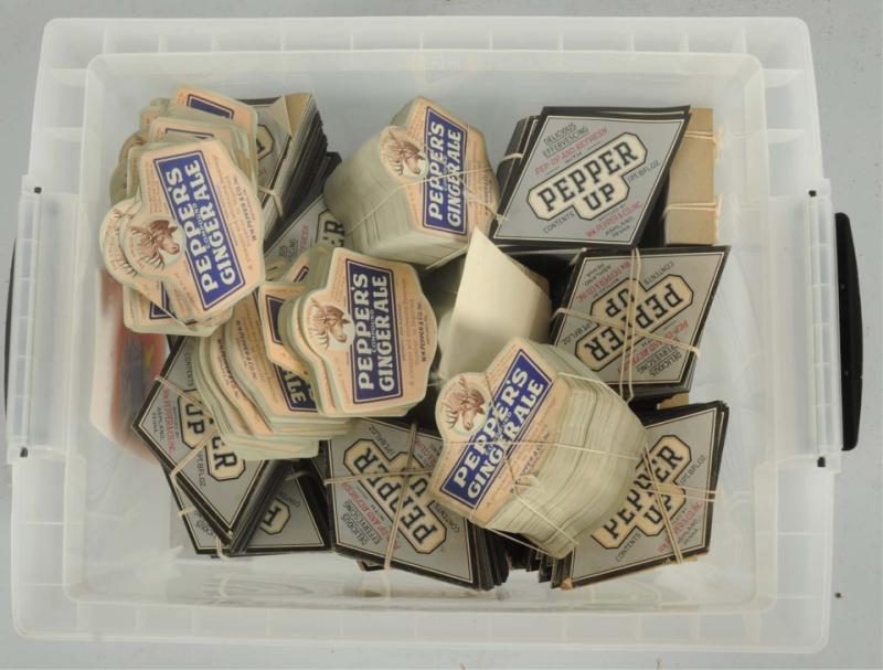 Appraisal: Approximately assorted labels Condition Near Mint