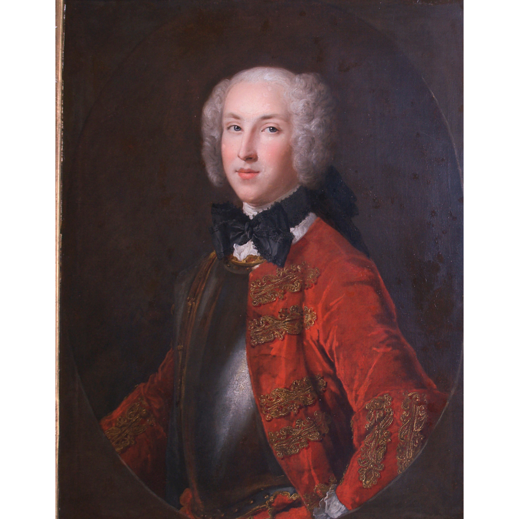 Appraisal: Attributed to Alexis Simon Belle Portrait of a Scottish Jacobite