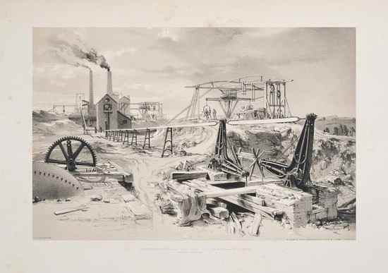 Appraisal: Railways - Bourne John C Drawings of the London and