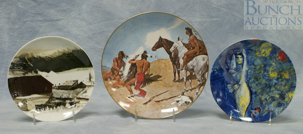 Appraisal: Miscellaneous collector plates The Andrew Wyeth Plate for Georg Jensen