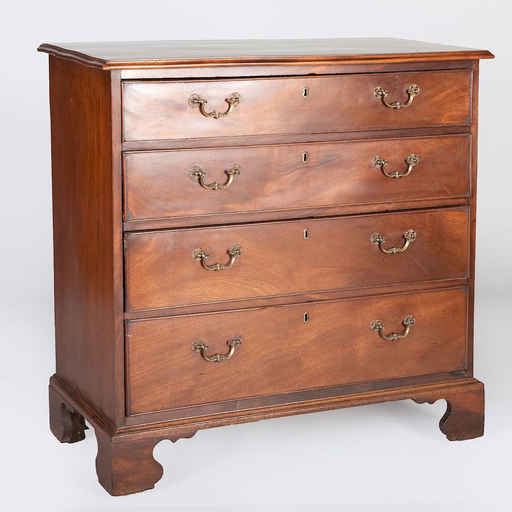 Appraisal: George III Mahogany Chest of Drawers x x in Property