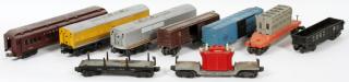 Appraisal: LIONEL POST LIONEL POST-WAR O GAUGE FREIGHT CARS C -