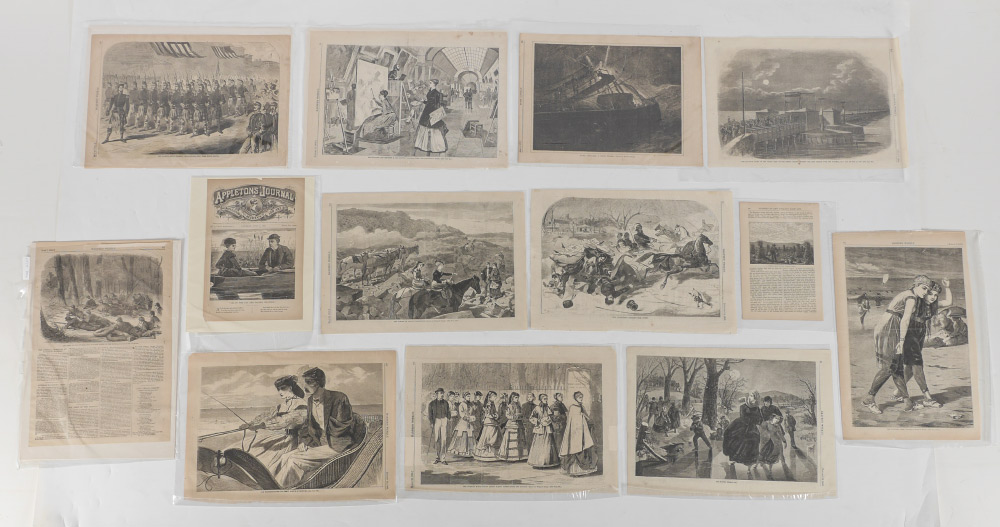 Appraisal: HOMER Winslow American - Includes Prints from Appleton's Journal Harper's