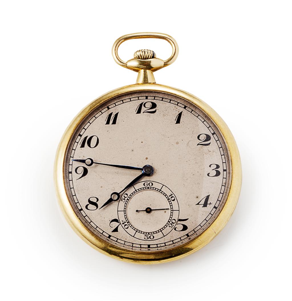 Appraisal: LONGINES - An ct gold slimline evening pocket watch plain