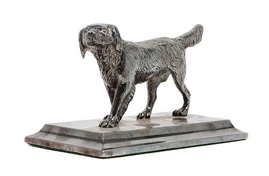 Appraisal: An American Water Spaniel Cast Metal Figure Height x width