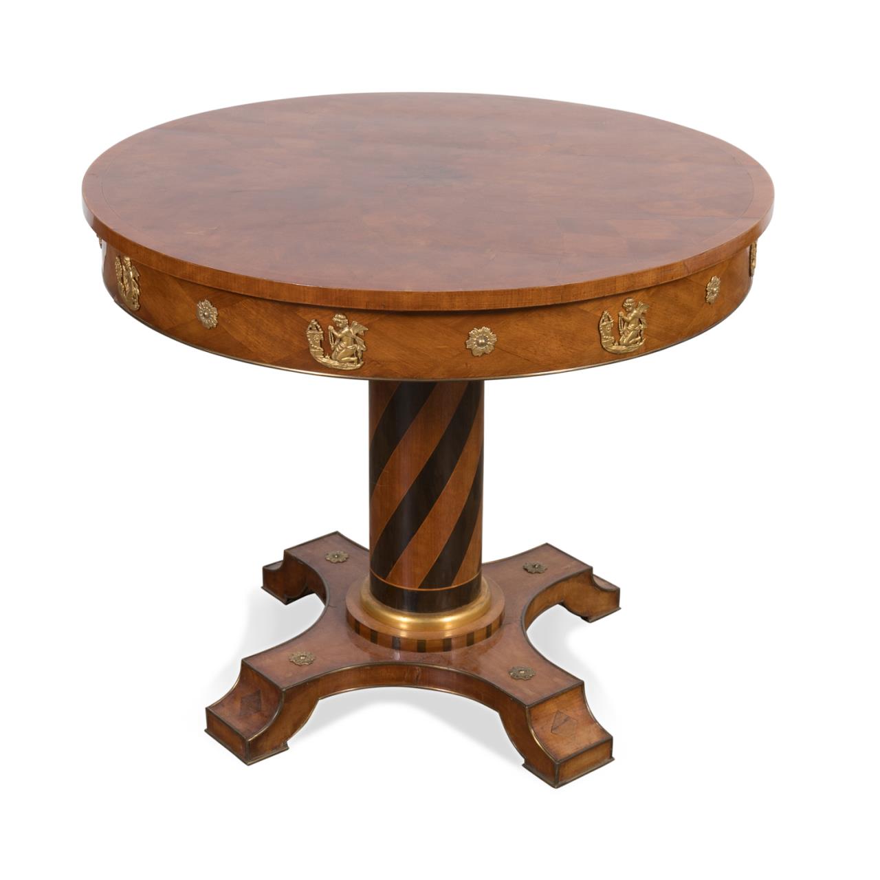 Appraisal: RUSSIAN EMPIRE INLAID CENTER TABLE C - Russian Empire center