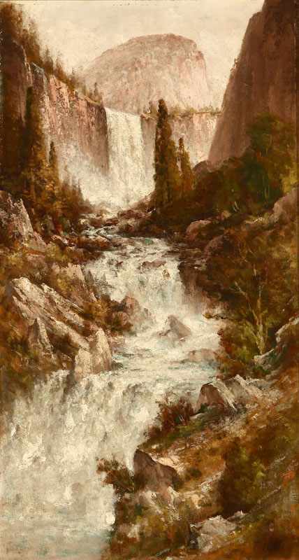 Appraisal: Thomas Hill - Yosemite CA Yosemite Valley Vernal Falls