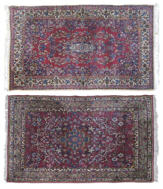 Appraisal: A Group of Two Oriental Carpets Width of widest inches