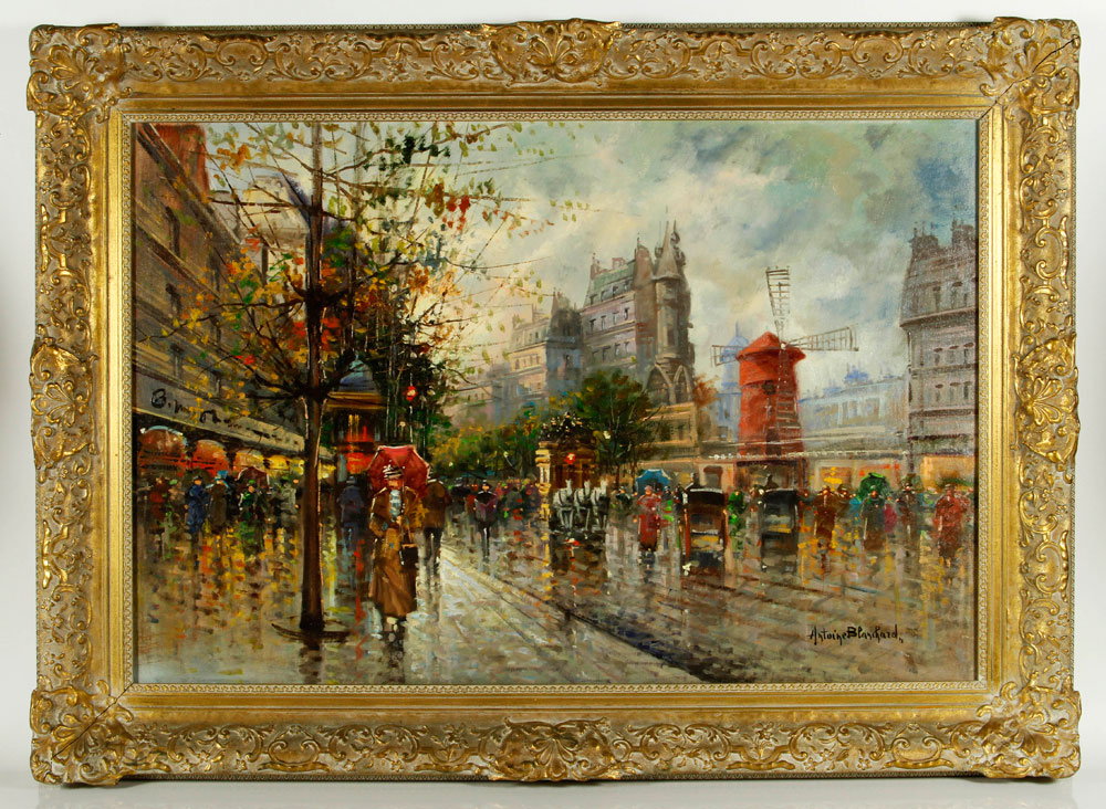 Appraisal: - Blanchard Moulin Rouge O C Antoine Blanchard - Moulin