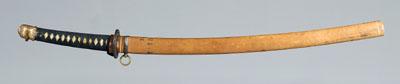 Appraisal: th century Japanese short sword wakizashi tang with inscriptions Totomi-