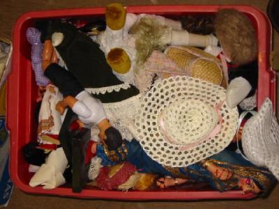 Appraisal: A large quantity of costume dolls cloth dolls and other