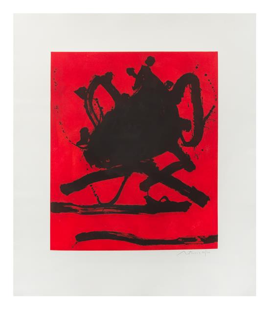 Appraisal: Sale Lot Robert Motherwell American - Red Sea II color