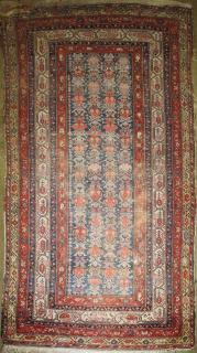 Appraisal: early th c Persian area rug with extra guard borders