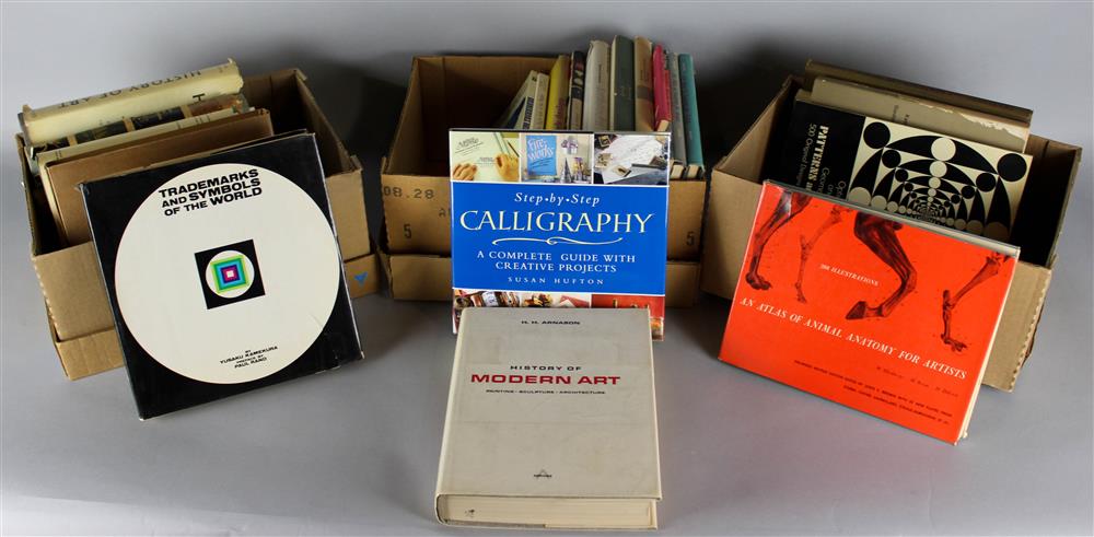 Appraisal: GROUP OF BOOKS ABOUT ART HISTORY AND PRACTICE TO INCLUDE