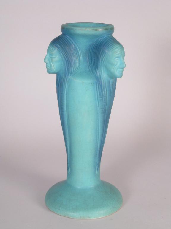 Appraisal: A Van Briggle Art Nouveau pottery Vase of tapering form