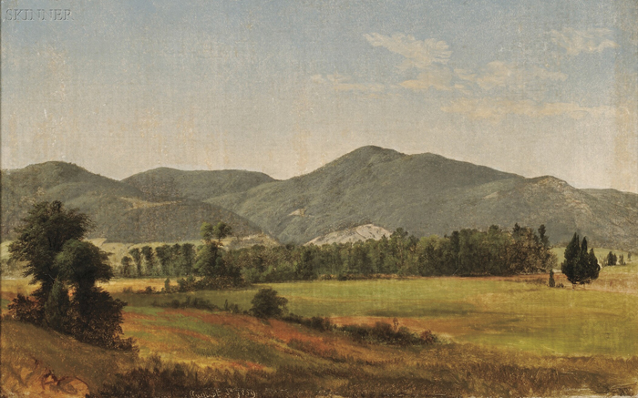 Appraisal: Asher Brown Durand American - New England Hills A Vermont