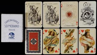 Appraisal: S D Modiano Carte Da Giuoco Centaurus Club Playing Cards