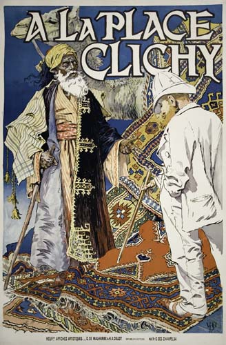 Appraisal: EUGENE GRASSET - A LA PLACE CLICHY x inches Affiches