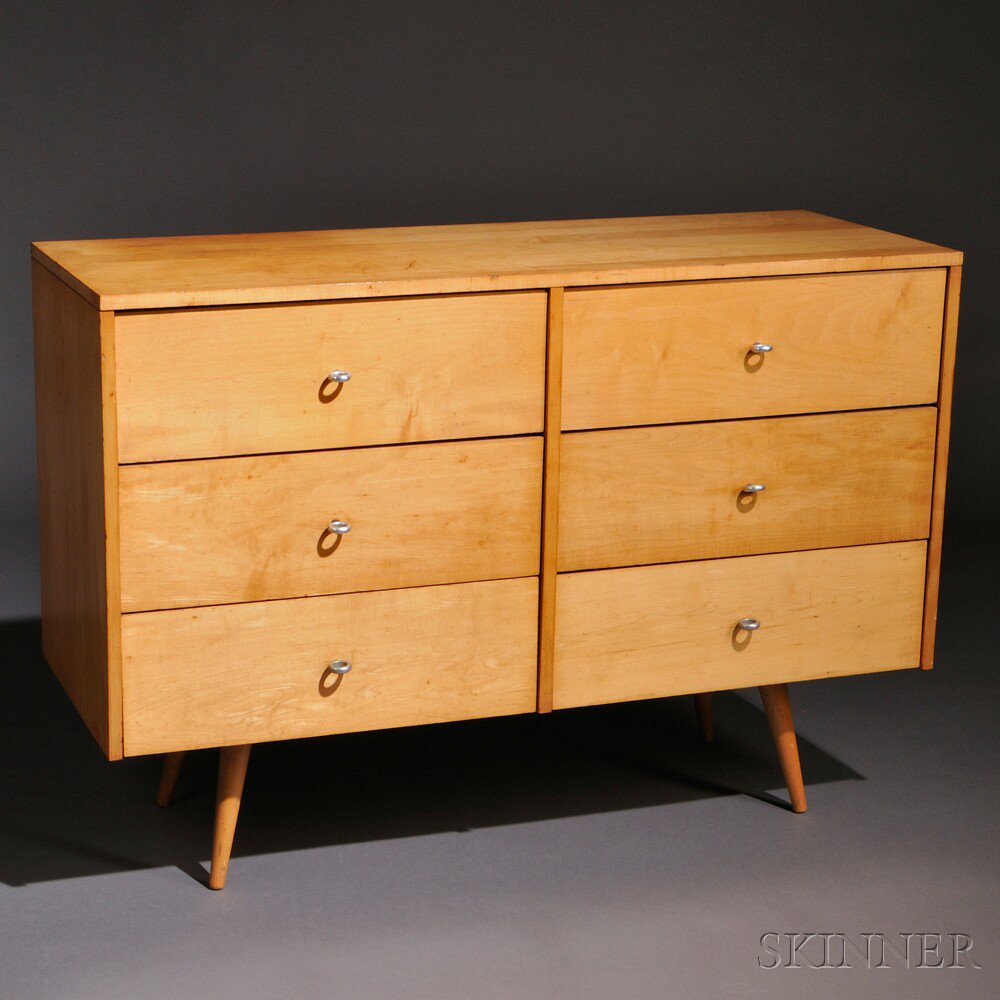 Appraisal: Paul McCobb for Planner Group Chest of Drawers Maple United