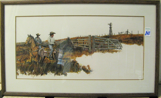 Appraisal: JACK BERNARD BEVIER WATERCOLOR ON PAPER Ann Arbor Michigan -active