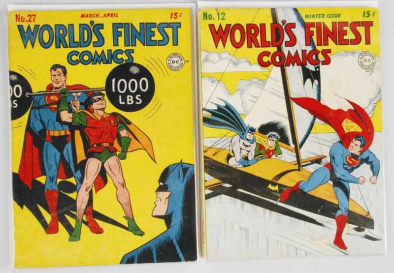 Appraisal: Lot of s World's Finest Comics Comic Books This lot