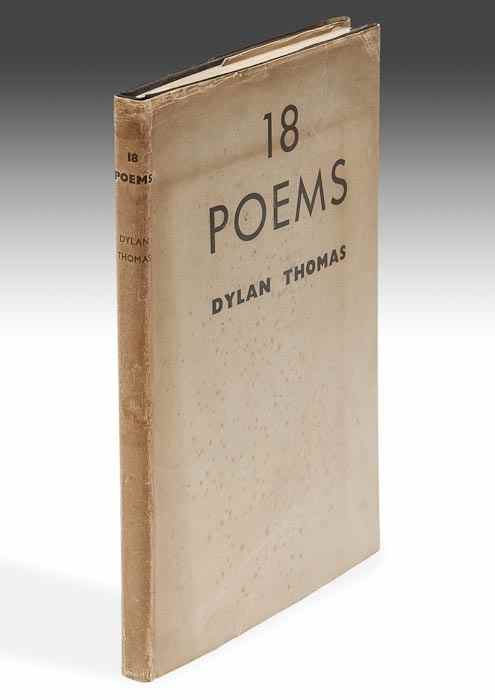 Appraisal: Thomas Dylan Poems first edition first issue with flat spine