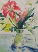 Appraisal: Marian Bryson American Cleveland th Century Floral still life Watercolor