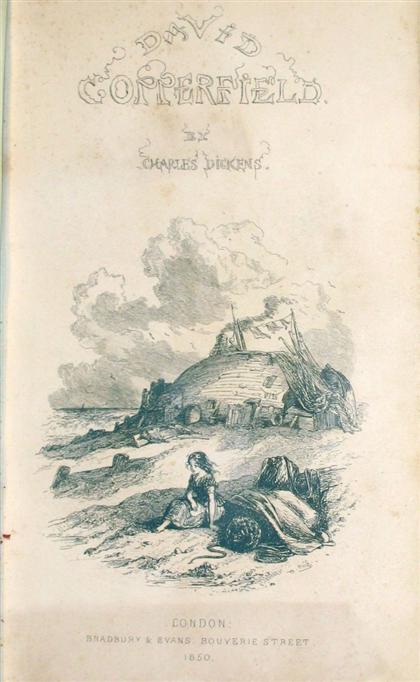 Appraisal: vol Dickens Charles The Personal History of David Copperfield London