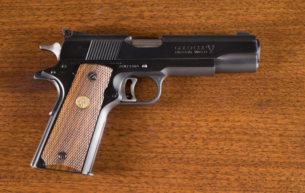 Appraisal: COLT MARK IV SERIES GOLD CUP NATIONAL MATCH SEMI AUTOMATIC