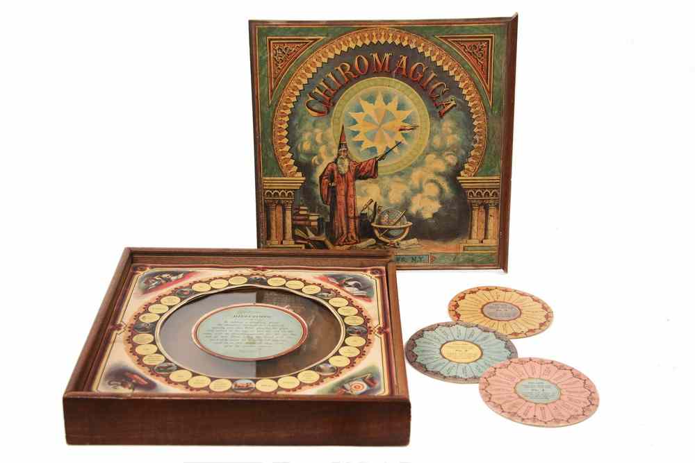 Appraisal: RARE EARLY TRIVIA GAME - 'Chiromagica' by McLoughlin Brothers New