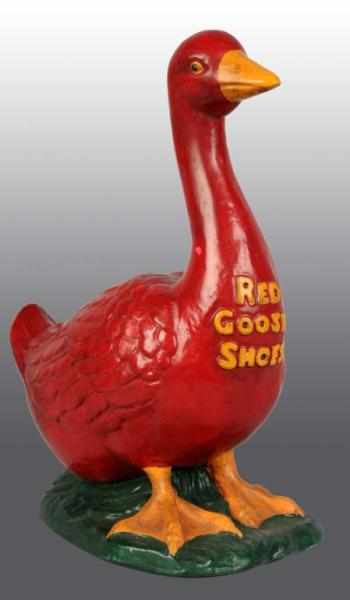 Appraisal: Chalkware Red Goose Shoes Advertising Figure Condition Excellent Size -