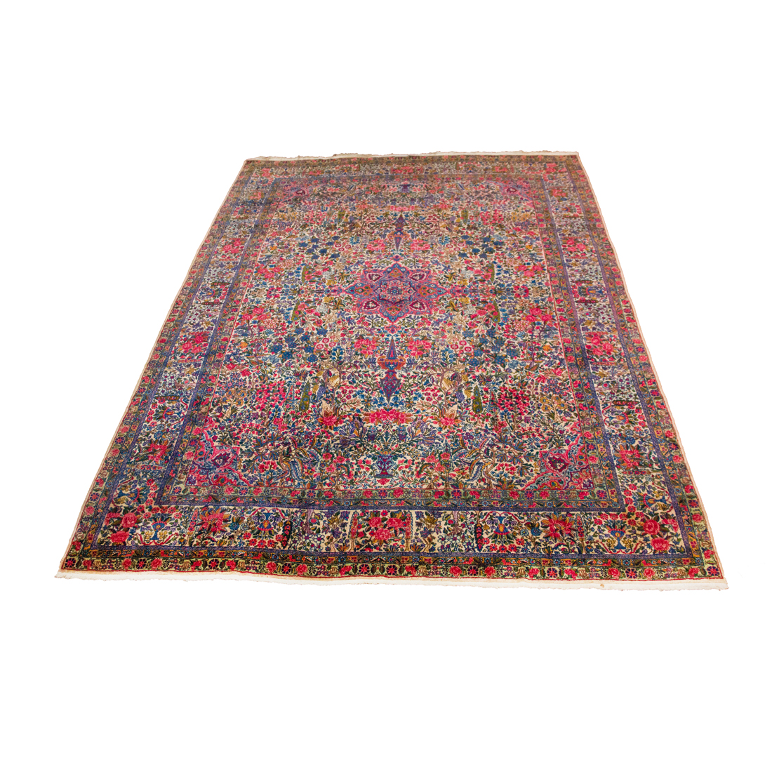 Appraisal: PERSIAN KERMAN CARPET Persian Kerman carpet ' x '