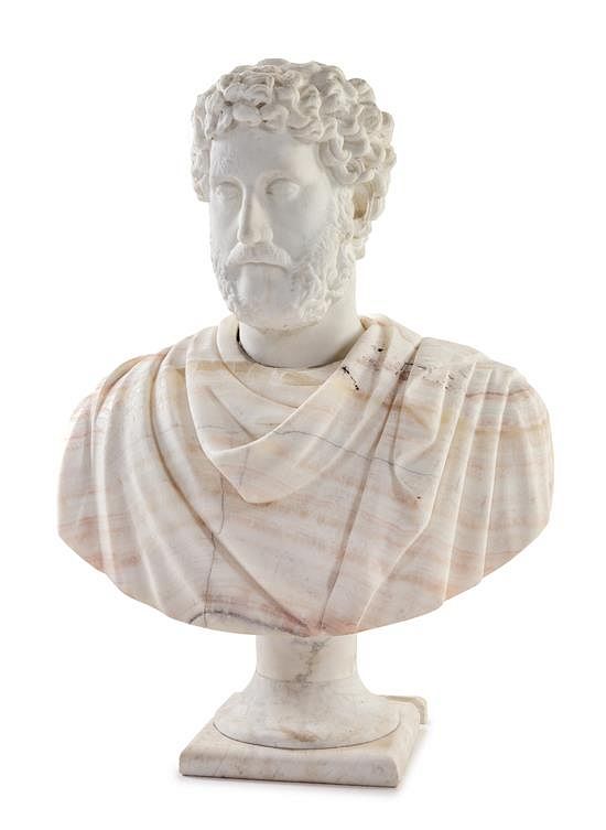 Appraisal: An Italian Marble Bust Height inches An Italian Marble Bust