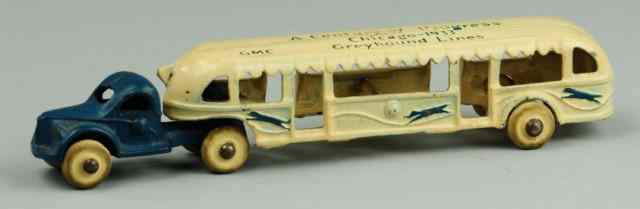 Appraisal: ARCADE CENTURY OF PROGRESS BUS cast iron painted in blue