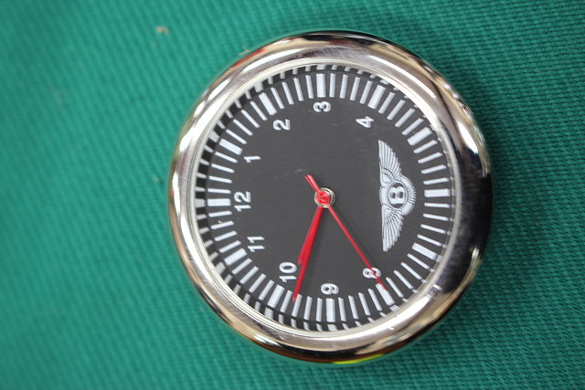 Appraisal: A BENTLEY WATCH OR TIMEPIECE in a chrome case and