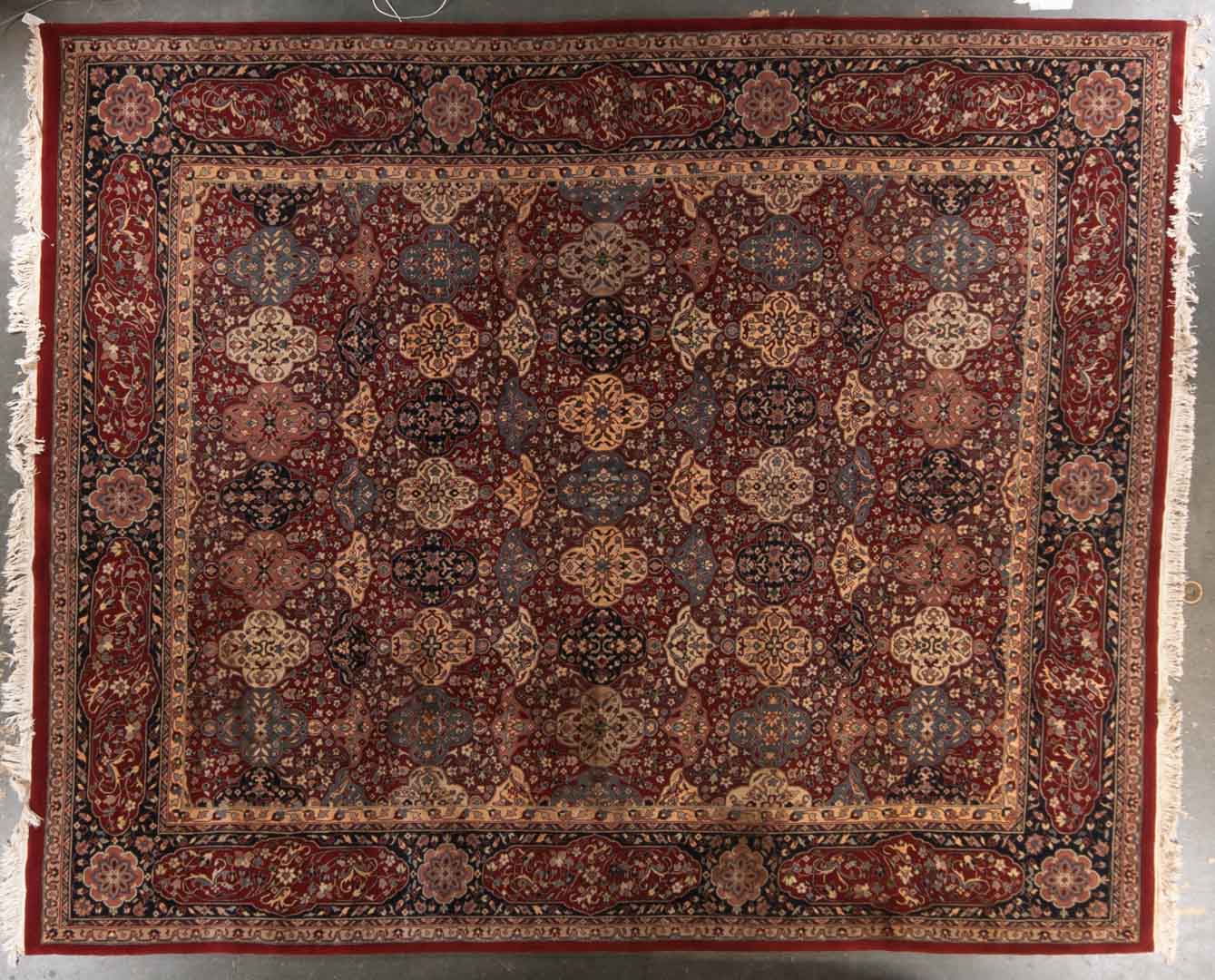 Appraisal: Indo Persian carpet approx x India circa Condition Needs to