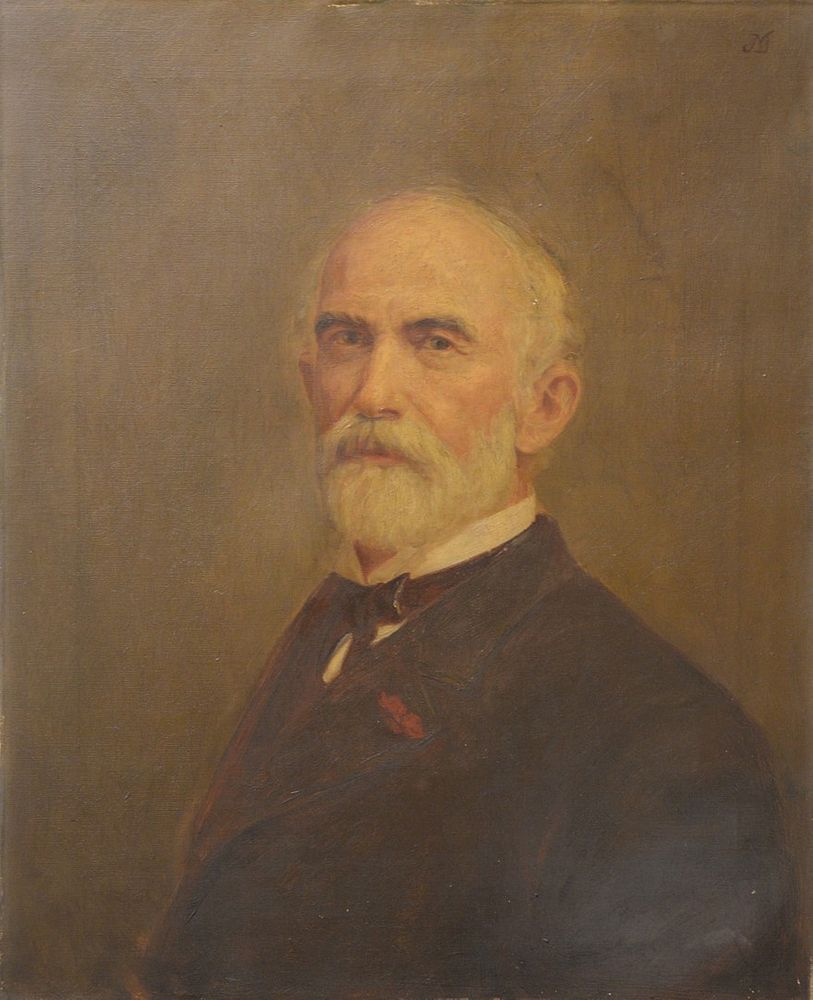 Appraisal: Portrait of Frank Hastings Hamilton - oil on canvas th