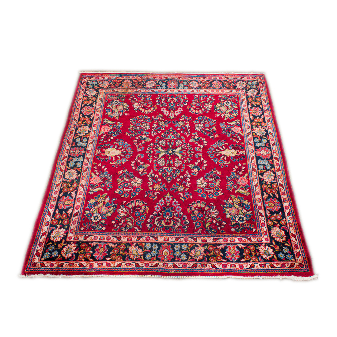 Appraisal: PERSIAN SAROUK CARPET Persian Sarouk carpet ' x '