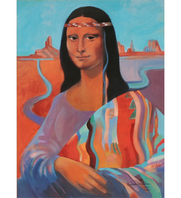 Appraisal: Anre Van Dam th Century Navajo Mona Lisa of Tucson