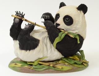 Appraisal: BOEHM PORCELAIN GIANT PANDA CUB American No - Inscribed Fondly