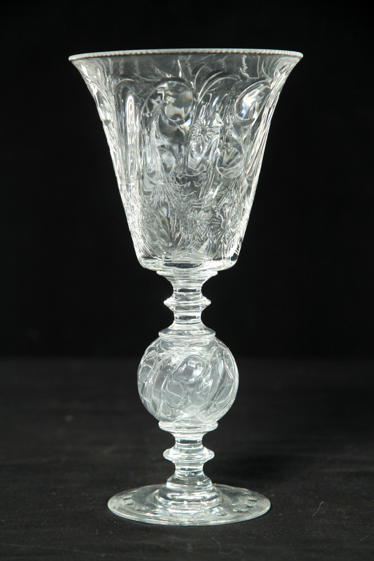 Appraisal: BEAUTIFULLY CUT AND ENGRAVED VASE American st quarter- th century