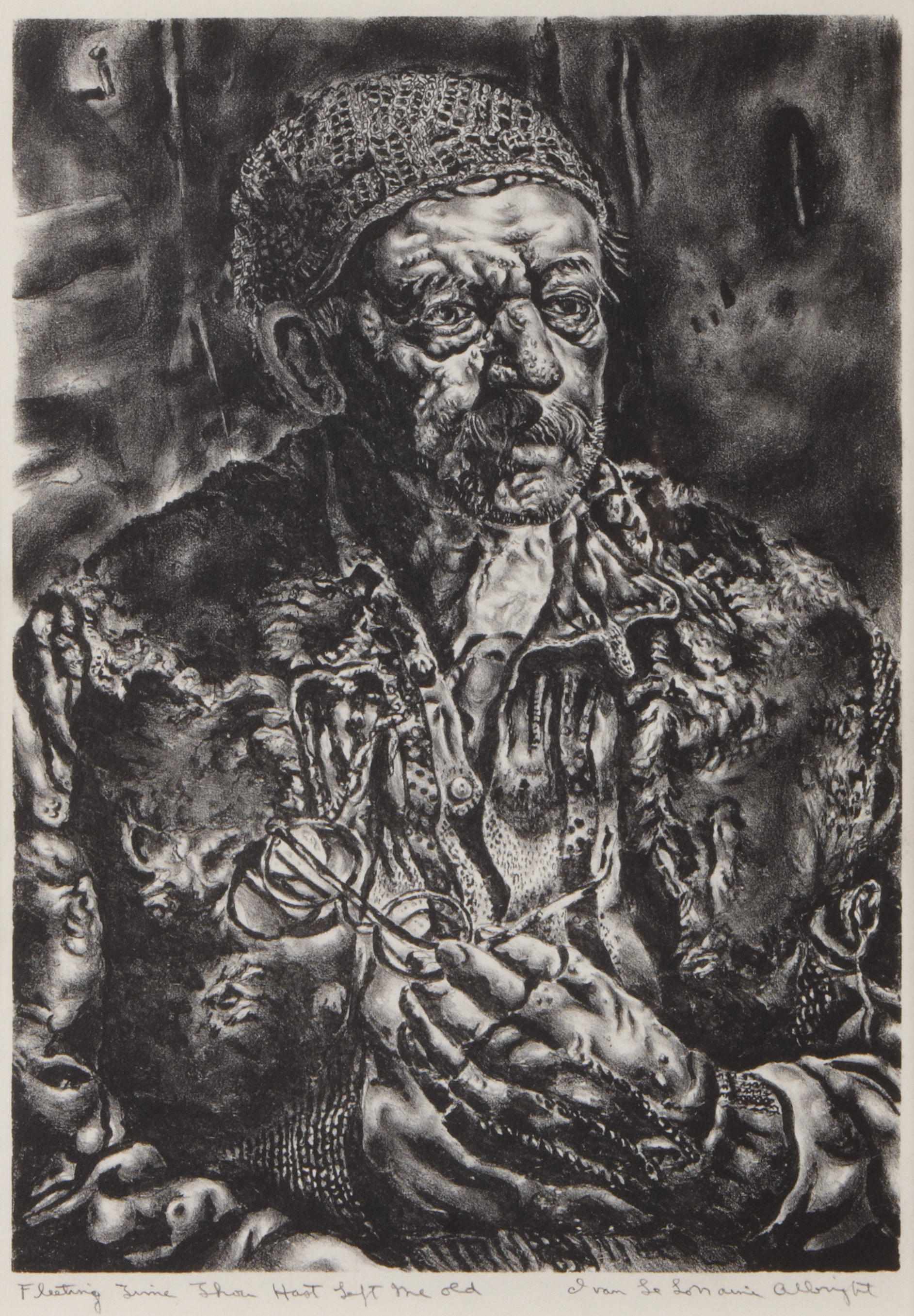 Appraisal: Ivan Albright American - Fleeting Time Thou Hast Left Me