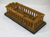 Appraisal: An early th century cork model of the Temple of